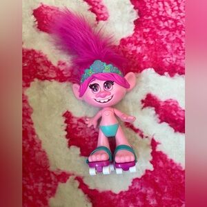 Colorful Troll Doll with Skates